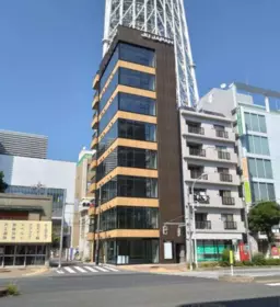 押上〈スカイツリー前〉駅 徒歩2分 2025年9月新築 1Fスケルトン物件【重飲食可】外観