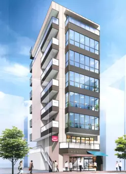 麻布十番駅 徒歩1分 麻布十番商店街沿い新築 4Fスケルトン物件【飲食不可】外観