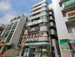 志木駅 徒歩2分 駅前ロータリーに面する 6Fスケルトン物件 【飲食可】外観