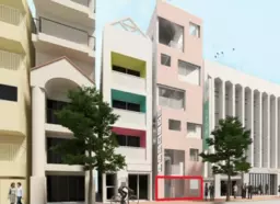 麻布十番駅 徒歩1分 1F 現況:スケルトン 【重飲食可】都営大江戸線麻布十番駅３０秒！ 十番大通り沿いの商業ビル！外観