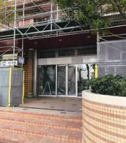 市川駅 徒歩1分 駅前タワーマンション路面店舗 1F《104》スケルトン物件 【飲食可】外観