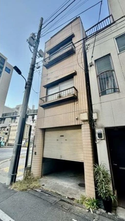 新橋駅烏森口 徒歩3分 環状二号線沿い 1-4F一棟貸し スケルトン物件 【飲食可】外観