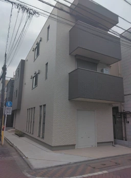 はっぴいもーる熊野前商店街沿いの角ビル1階路面物件!!外観