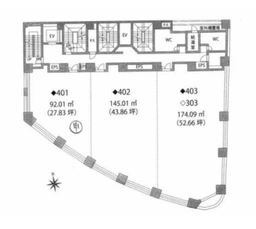 ■汐留駅 徒歩5分【飲食不可/不特定多数の出入りがある店舗不可/クリニック・サロン等は予約制のみ可】外観