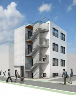 武蔵小山駅 徒歩6分 2025年3月新築 商店街近く 半地下スケルトン物件 【飲食可】外観