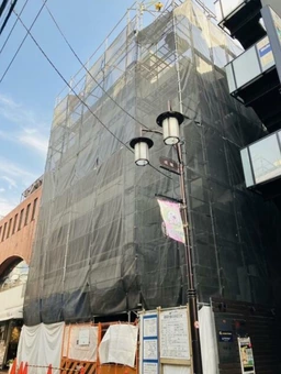 成城学園前駅 徒歩2分 2025年7月新築 2Fスケルトン物件 【飲食可】外観