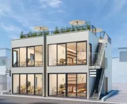 門前仲町駅 徒歩2分 2025年5月竣工 1F〈102〉スケルトン物件 【飲食可】外観