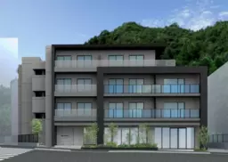 柿生駅 徒歩3分 県道3号沿い1階店舗 2026年3月完成予定新築外観