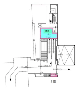 本八幡駅 徒歩1分(2階部分駅直結) 2階B区画 スケルトン物件【飲食店可】外観