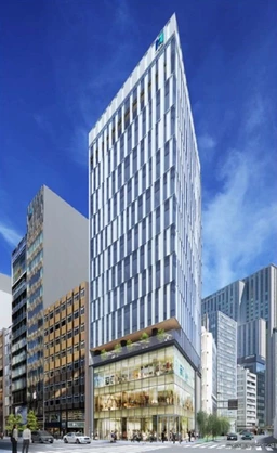 中央通り沿い新築物件!サービス専用フロア、大通りの2面に面し採光と眺望も◎、最上階の為眺望も期待◎外観