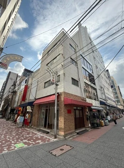 馬喰町駅 徒歩1分 4階建て一棟貸 問屋街の角地視認し良好外観