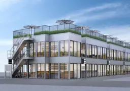 日ノ出町駅 徒歩4分 2025年10月竣工予定 〈3号棟〉1Fスケルトン物件 【飲食可】外観