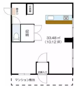 ■三鷹駅 徒歩8分 現況:カフェ居抜き物件 【軽飲食可】外観