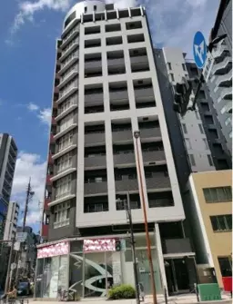 肥後橋駅 徒歩5分 大阪市道南北線沿い角ビル 1Fスケルトン物件 【軽飲食可】