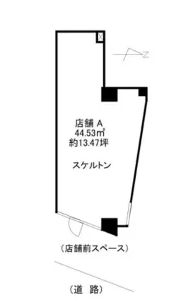 ■北千住駅 徒歩8分 スケルトン物件 【飲食店原則不可・軽飲食相談、深夜営業不可】外観