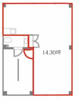 ■八丁堀駅 徒歩1分 現況:デザインオフィス（床仕様：モルタル） 【サロン・スタジオ等店舗可（飲食不可）】