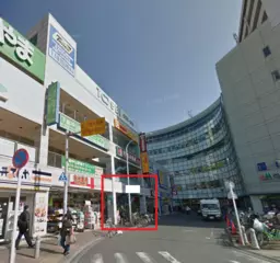下総中山駅徒歩1分 駅ロータリーに接面 1F-B スケルトン物件【飲食可】外観