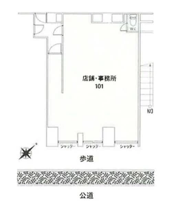 ■要町駅 徒歩13分 前テナント:楽器販売店(現況渡し) 【飲食不可】外観