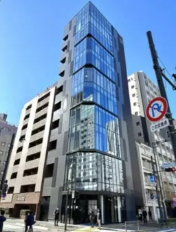 新橋駅 徒歩4分 角ビル 4Fスケルトン物件 【飲食可】外観