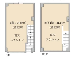 新宿三丁目駅徒歩２分！地下１階、１階セット！重飲食も相談可能外観