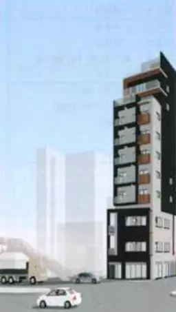 笹塚駅 徒歩3分  甲州街道側沿い 1階新築店舗外観