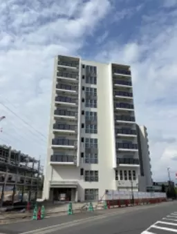 2025年9月竣工予定の新築マンション1階部分　スケルトン渡し　天井高2.5m以上外観