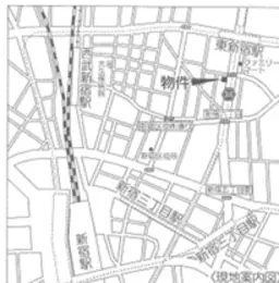 ■東新宿駅徒歩3分・現況：事務所仕様・飲食相談可・明治通りに面す■外観