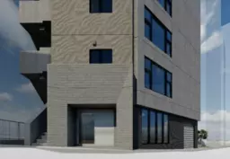 広尾駅 徒歩6分 新築・1階路面スケルトン物件 【飲食可(重飲食不可)】前面ガラス張り/ 看板取付スペースあり/外観