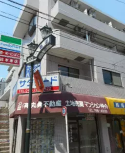 【KKM0929】武蔵新城駅徒歩圏内!1階店舗、事務所募集!残置物有(トイレ、空調、自動ドア)外観