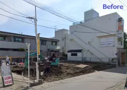 鎌倉駅 徒歩4分◆小町通りから入ってスグ◆同じ間取りで6室並ぶ1室◆テイクアウト&物販のみ募集◆他区画も同時募集中◆外観