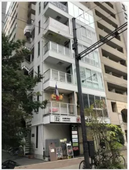 ●新富町駅 徒歩2分 2Fスケルトン物件　3FBAR居抜き！ 【飲食可】●外観