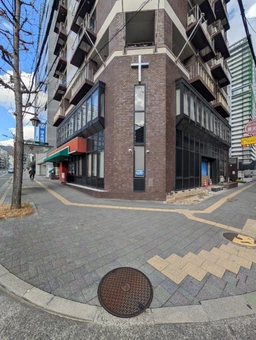 磯上オフィスエリア|1F角地外観