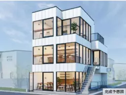 高円寺駅 徒歩3分 2026年2月竣工 1Fスケルトン物件 【重飲食可】外観