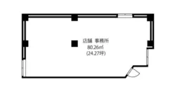 北千束駅 徒歩4分 スケルトン物件 【飲食不可】外観