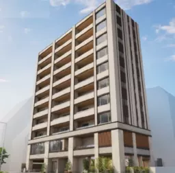 三鷹駅 徒歩7分 禅林寺通り沿い 2026年7月完成予定新築 1~2階 【飲食可】外観