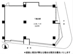 高円寺駅 徒歩3分 スケルトン物件 【飲食不可】