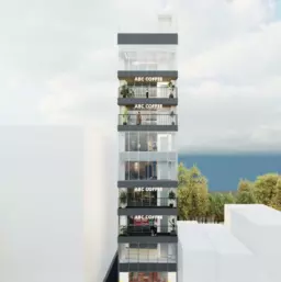 門前仲町駅 徒歩1分 新築駅前スケルトン物件 【重飲食可】前面ガラス張り/ 看板取付スペースあり/ デザイナーズ外観