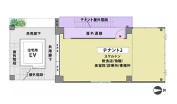 ■中野駅 徒歩10分 スケルトン物件 【軽飲食可】外観