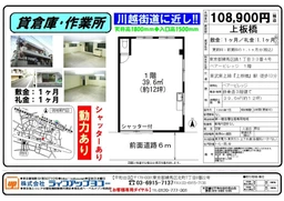 上板橋駅 徒歩12分 現況:その他 その他居抜きなど物件 【倉庫、その他要相談】外観