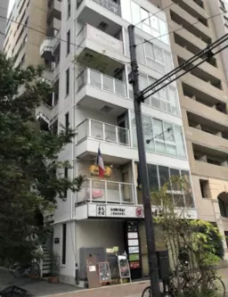 新富町駅 徒歩2分 2Fフレンチ料理店、3Fバー居抜き 一括貸し物件 【飲食可】外観