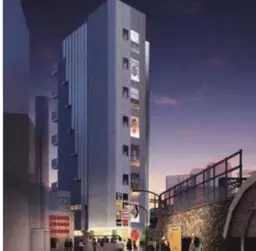 代々木駅 徒歩1分駅至近 2026年6月竣工新築 8Fスケルトン物件 【重飲食可】外観