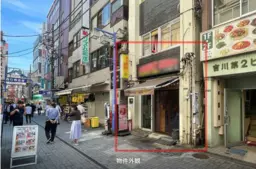 神田駅 徒歩3分 1階路面居抜き物件 【重飲食可】炭火・臭いや煙の強い業態不可外観