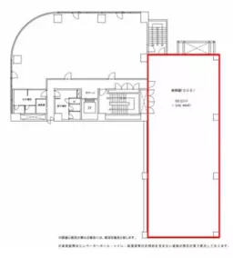 ■高輪台駅 徒歩5分 現況:事務所仕様物件 【飲食不可、クリニック相談可(開扉平日8時~18時 ※時間外通用口利用)】