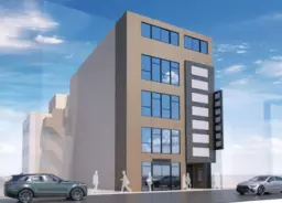 板橋駅 徒歩1分  旧中山道沿い 駅近店舗 5階 2026年4月完成予定新築外観