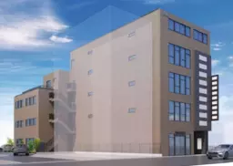 板橋駅 徒歩1分 　旧中山道沿い　駅近店舗　5階　2026年4月完成予定新築外観