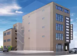 板橋駅 徒歩3分 2026年4月竣工予定 旧中山道沿い 5Fスケルトン物件 【飲食不可】外観