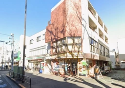 桜上水駅 徒歩3分　甲州街道沿い　現況スケルトン　1階はココイチ　トイレ洗面所残置外観