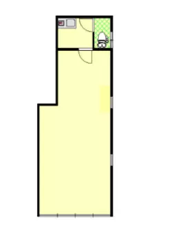 ■鶴見駅 徒歩4分 システムキッチン付スケルトン物件 【飲食不可、においが出ない物販可】外観