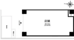 谷町四丁目駅 徒歩3分 スケルトン物件外観