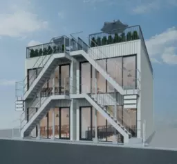 八王子駅 徒歩1分 2026年1月竣工 1号棟 2F〈201号室〉スケルトン物件【飲食可】